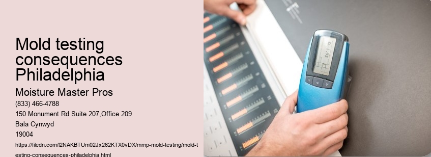 Mold testing consequences Philadelphia