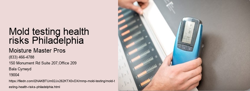 Mold testing health risks Philadelphia
